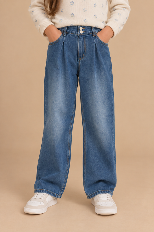 Calça de ganga clara